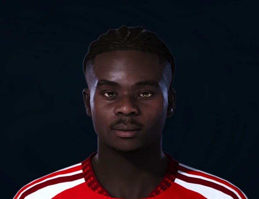 Bukayo Saka face preview